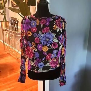 Vintage Anne Crimmins top sz 8